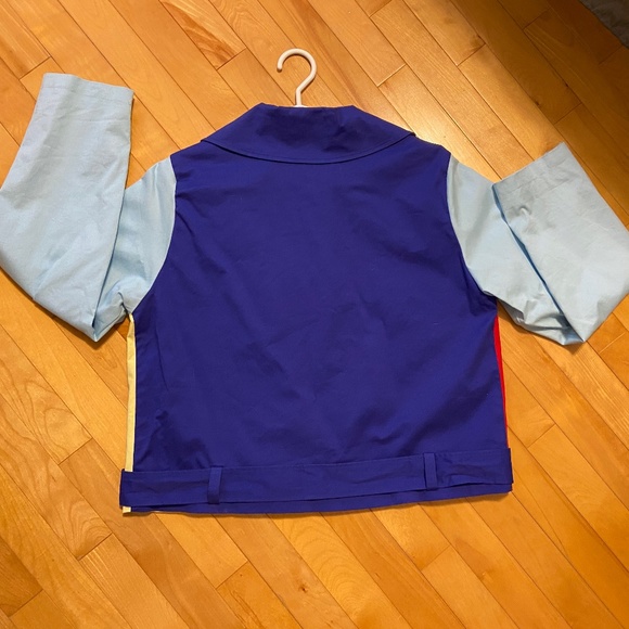 NWT Hayley Elsaesser Picnic Colour Block Moto Jacket - Picture 11 of 12